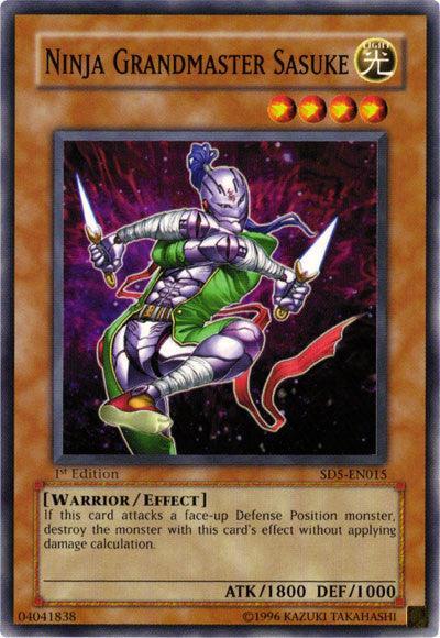 Ninja Grandmaster Sasuke [SD5-EN015] Common - for just $0.50! 
