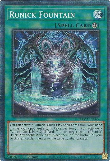 Runick Fountain [TAMA-EN027] Collector's Rare - for just $2.55! 