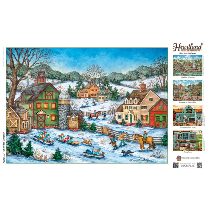 Heartland - Snowball Ambush 500 Piece Jigsaw Puzzle - for just $14.99! 