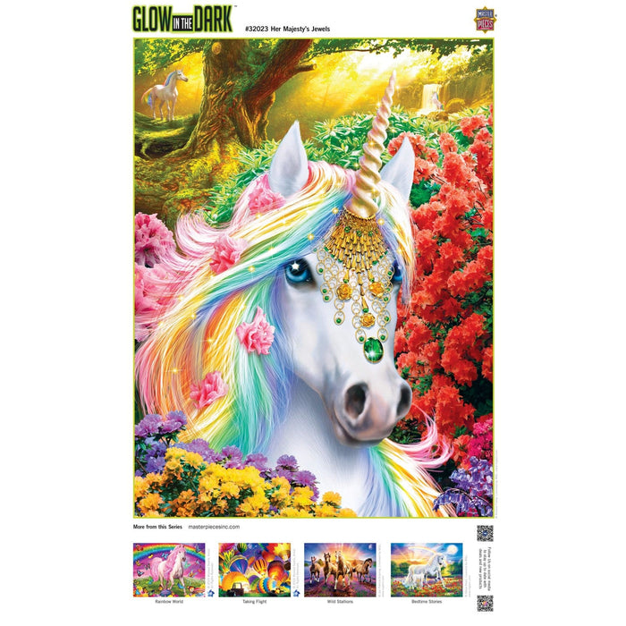 Glow in the Dark - Her Majesty's Jewels 300 Piece EZ Grip Jigsaw Puzzle - for just $14.99! 