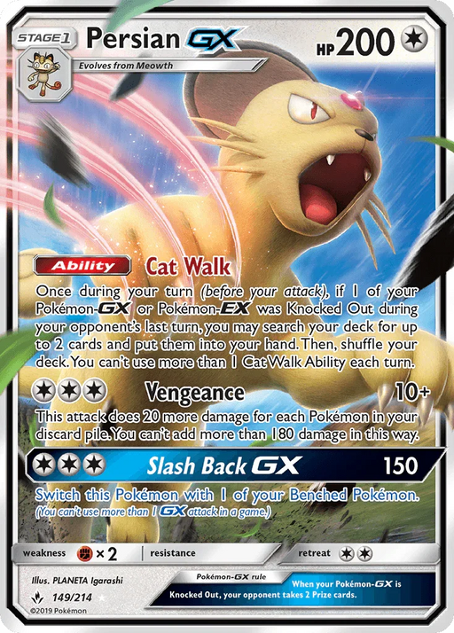 Persian GX (149/214) [Sun & Moon: Unbroken Bonds] - for just $1.10! 