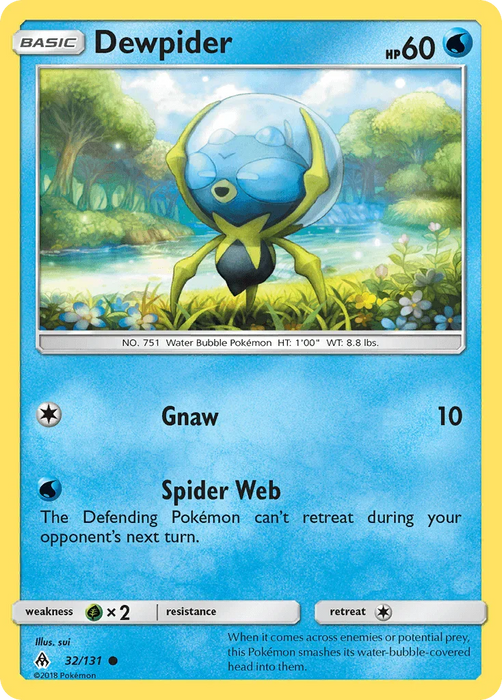 Dewpider (32/131) [Sun & Moon: Forbidden Light] - for just $0.10! 