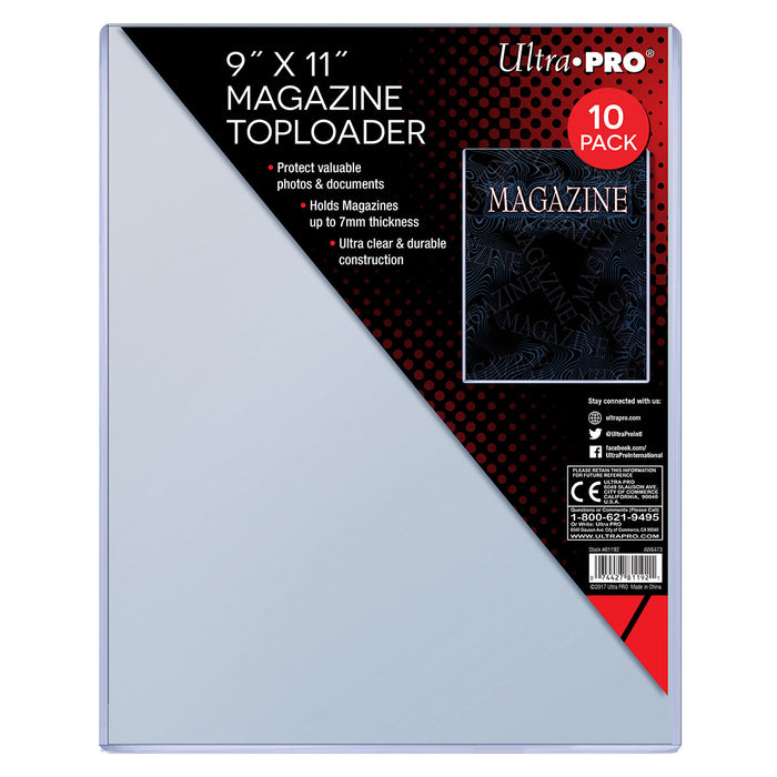 Ultra PRO: Toploader - 9" x 11-1/4" (10ct - Thick Magazine) - for just $0! 