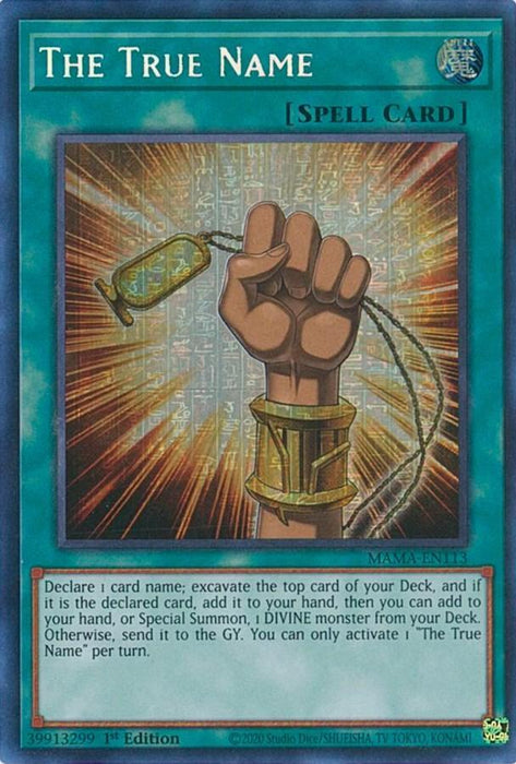 The True Name [MAMA-EN113] Secret Pharaoh's Rare - for just $11.40! 