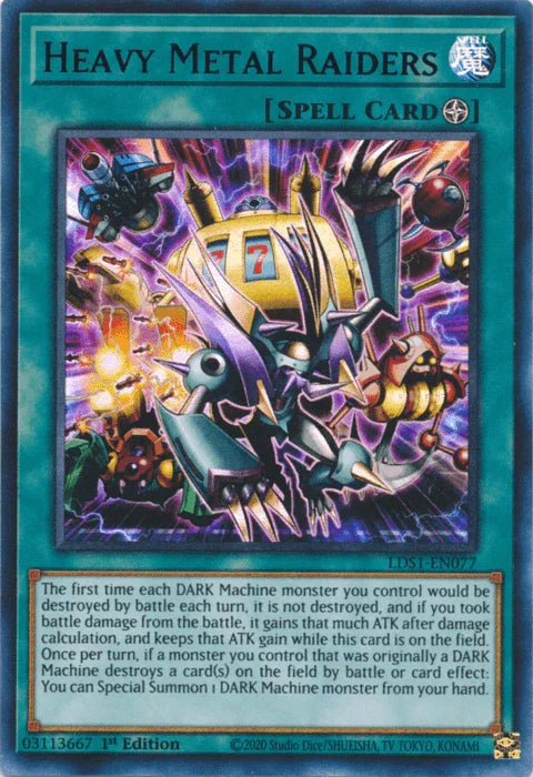 Heavy Metal Raiders (Purple) [LDS1-EN077] Ultra Rare - for just $0.20! 
