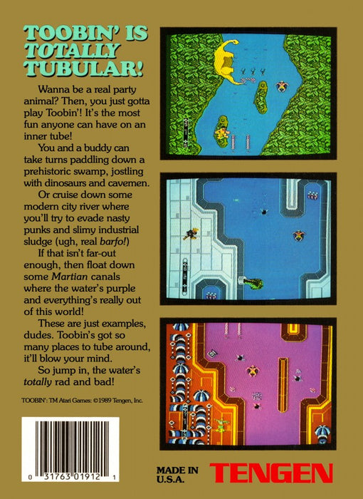 Toobin' – Nintendo Entertainment System (NES) - for just $17.99! 
