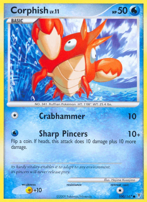 Corphish (100/147) [Platinum: Supreme Victors] - for just $0.15! 