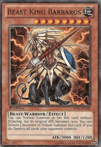 Beast King Barbaros [BP01-EN148] Starfoil Rare - for just $0.20! 