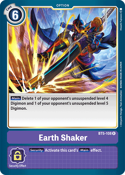 Earth Shaker [BT5-108] [Battle of Omni] - Just $0.09! Shop now at Retro Gaming of Denver