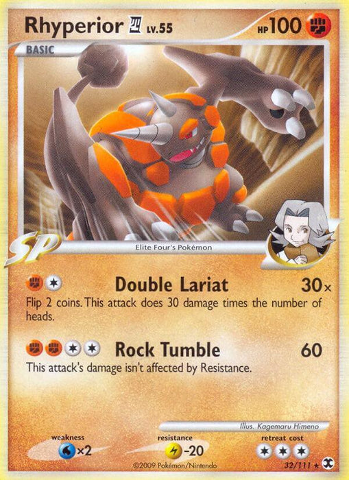 Rhyperior (32/111) (Theme Deck Exclusive) [Platinum: Rising Rivals] - for just $0.85! 