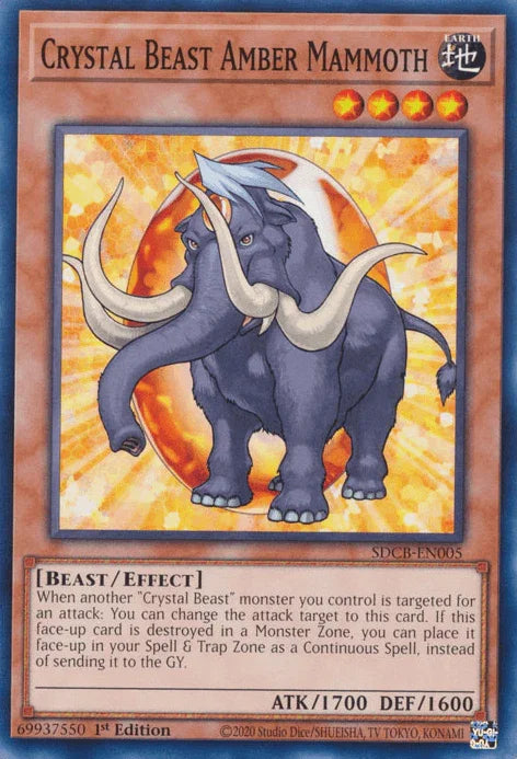 Crystal Beast Amber Mammoth [SDCB-EN005] Common - for just $0.10! 
