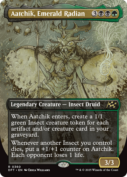 Aatchik, Emerald Radian (DFT-360) - Aetherdrift (Borderless) - for just $0.11! 