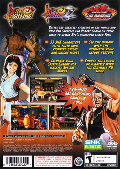 Art of Fighting Anthology – PlayStation 2 (PS2) - for just $10.99! 