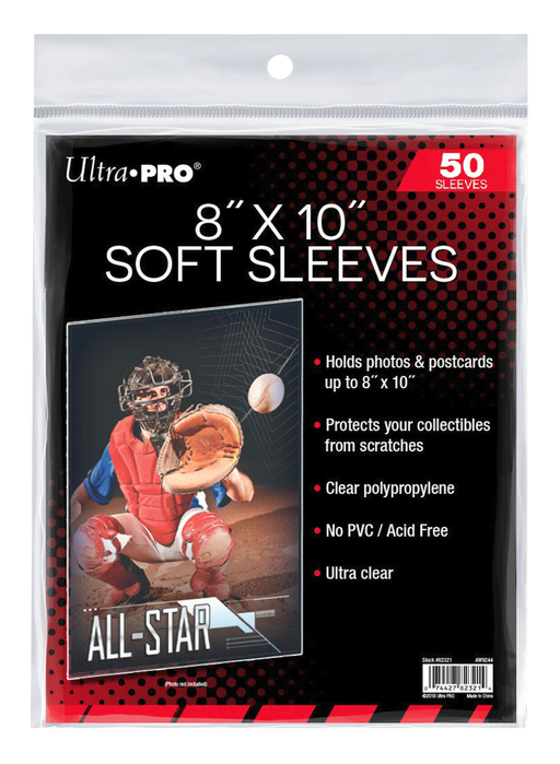 Ultra PRO: 50ct Soft Sleeves (8" x 10") - Just $0! Shop now at Retro Gaming of Denver