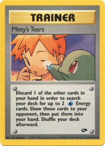 Misty's Tears (118/132) [Gym Challenge Unlimited] - Just $2.65! Shop now at Retro Gaming of Denver