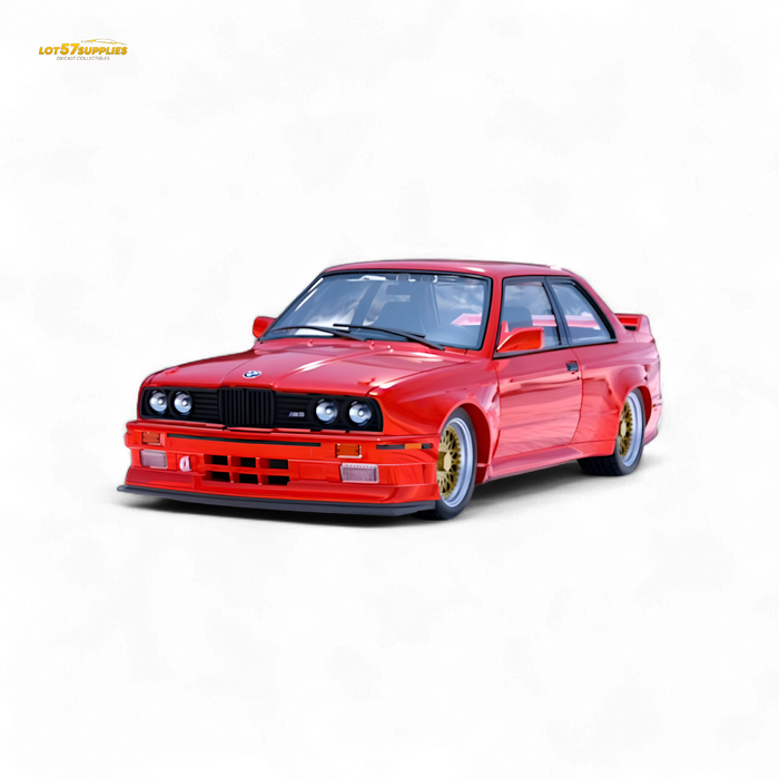 DCM BMW M3 E30 in Red - Gold Wheels 1:64 - for just $31.99! 