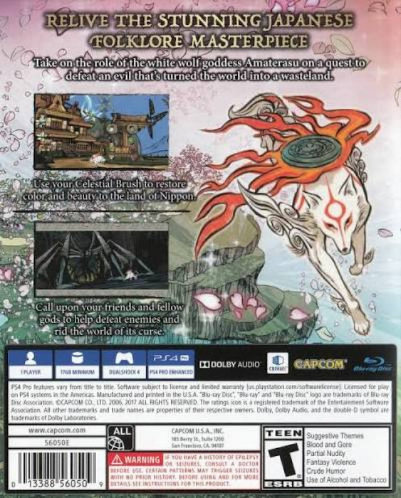 Okami HD – PlayStation 4 (PS4) - for just $23.99! 