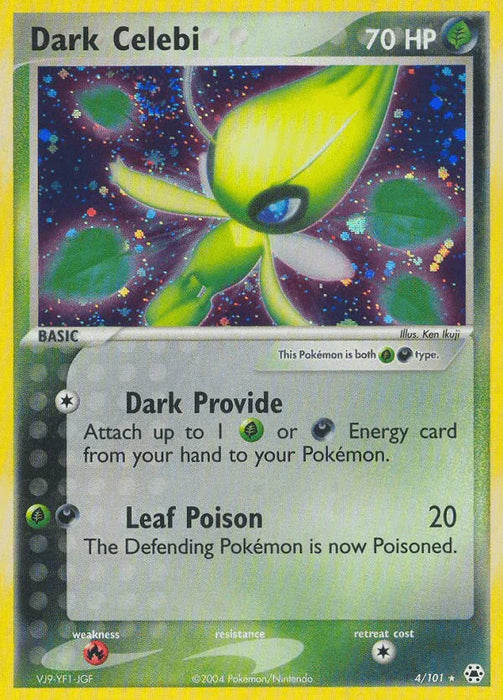 Dark Celebi (4/101) [EX: Hidden Legends] - for just $19.85! 