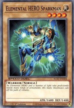Elemental HERO Sparkman [SGX1-ENA04] Common - for just $0.10! 