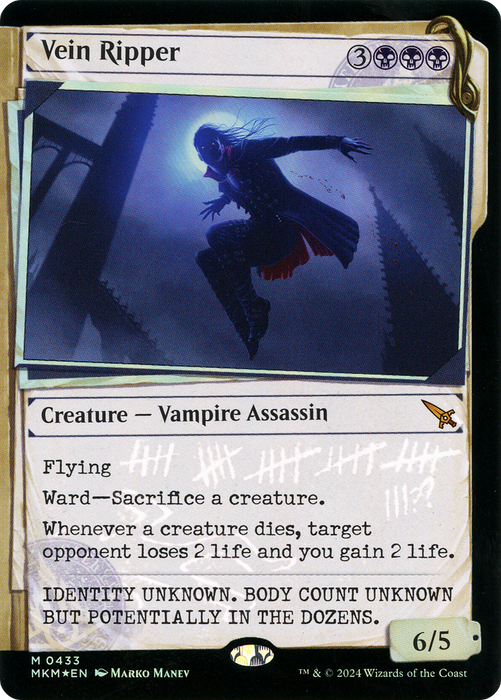 Vein Ripper (MKM-433) - Murders at Karlov Manor: (Showcase) Foil - for just $3.74! 