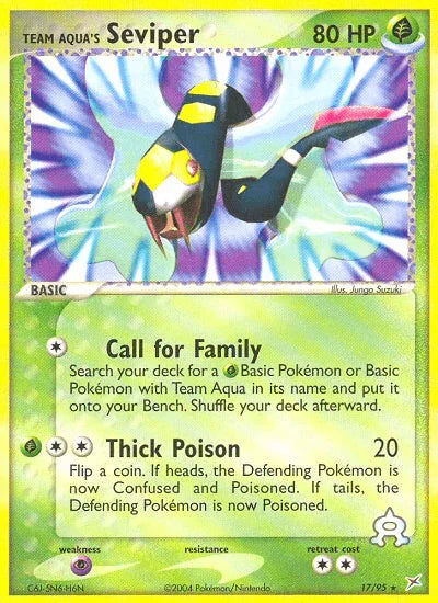 Team Aqua's Seviper (17/95) [EX: Team Magma vs Team Aqua] - for just $1.70! 