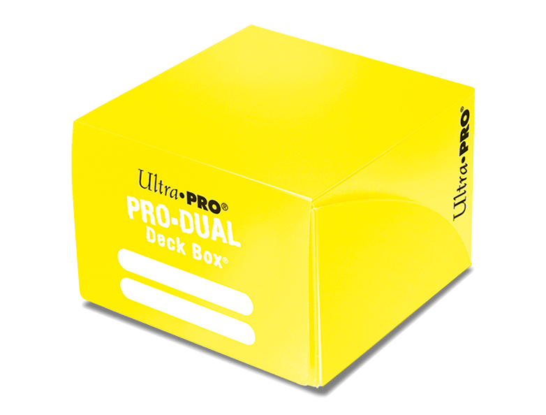 Ultra PRO: Deck Box - PRO-Dual (Standard - Yellow) - for just $0! 