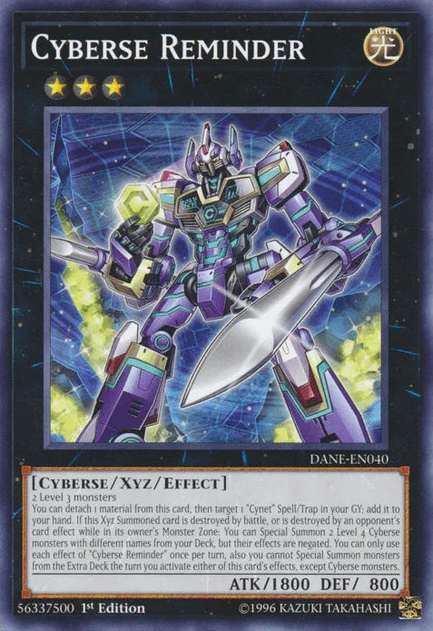 Cyberse Reminder [DANE-EN040] Common - for just $0.10! 
