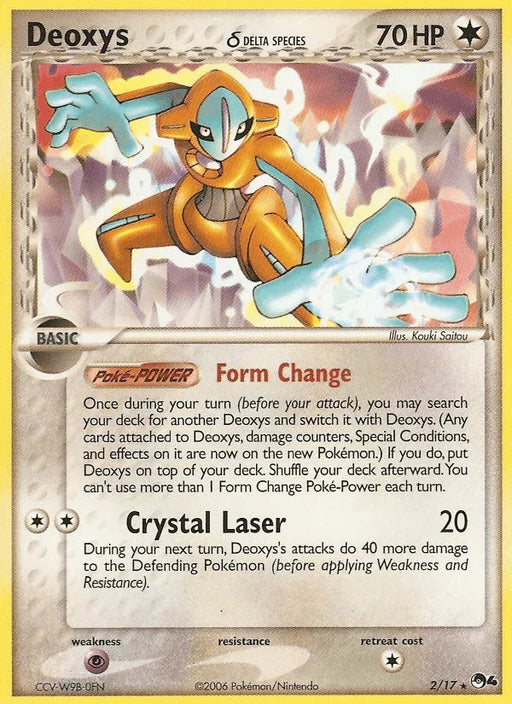 Deoxys (2/17) (Delta Species) [POP Series 4] - for just $20.10! 