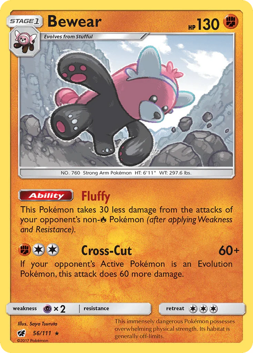Bewear (56/111) [Sun & Moon: Crimson Invasion] - for just $0.15! 