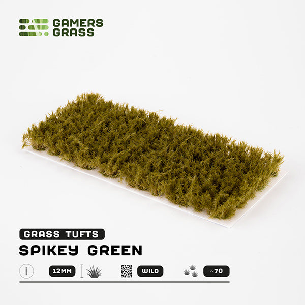 Gamers Grass Tufts: Spikey Green - 12mm - Wild - for just $11.99! 
