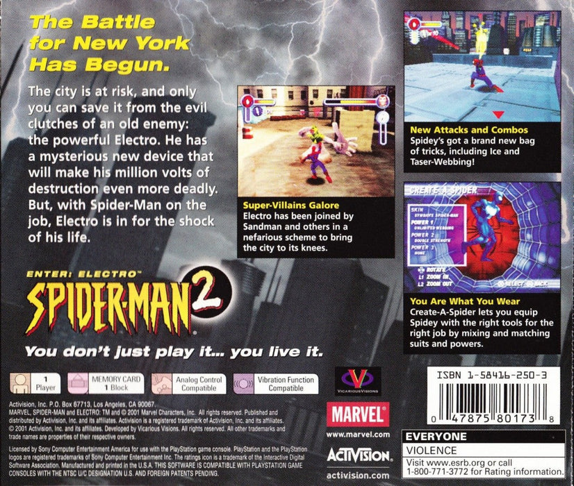 Spider-Man 2 – PlayStation 1 (PS1) - for just $0! 