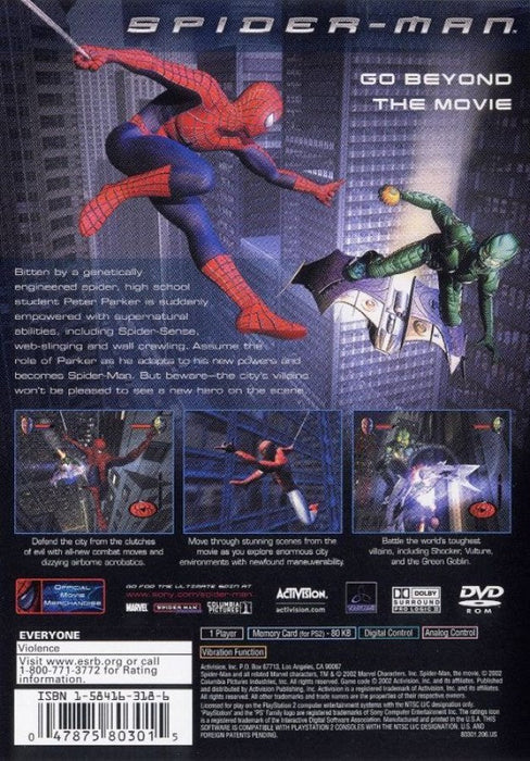 Spider-Man – PlayStation 2 (PS2) - for just $9.99! 