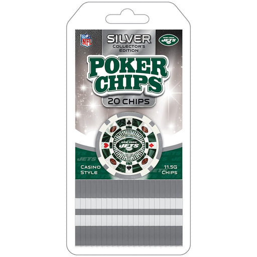 New York Jets 20 Piece Poker Chips - Just $5.99! Shop now at Retro Gaming of Denver