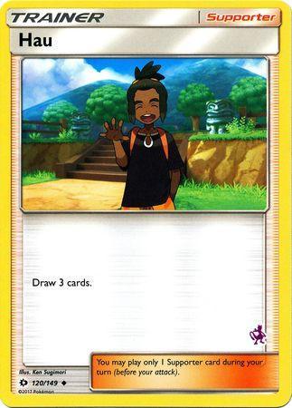 Hau (120/149) (Mewtwo Deck) [Battle Academy 2020] - for just $0.10! 