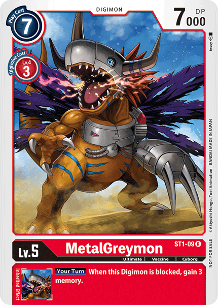 MetalGreymon [ST1-09] (Tamer Battle Pack) [Starter Deck: Gaia Red Promos] - Just $0.25! Shop now at Retro Gaming of Denver