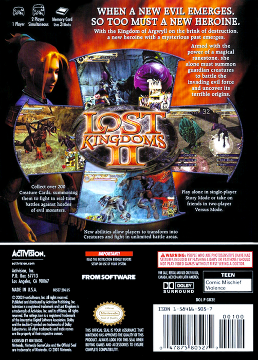 Lost Kingdoms II – GameCube (GC) - for just $89.99! 