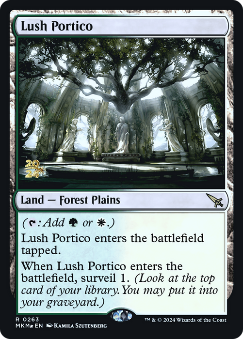 Lush Portico [Murders at Karlov Manor Prerelease Promos] - Just $4.30! Shop now at Retro Gaming of Denver