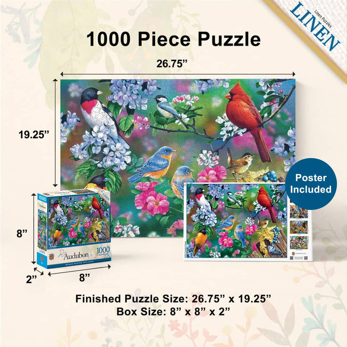 Audubon - Songbird Collage 1000 Piece Jigsaw Puzzle - for just $16.99! 