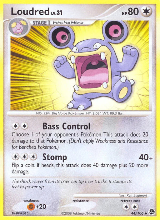 Loudred (44/106) [Diamond & Pearl: Great Encounters] - for just $0.20! 