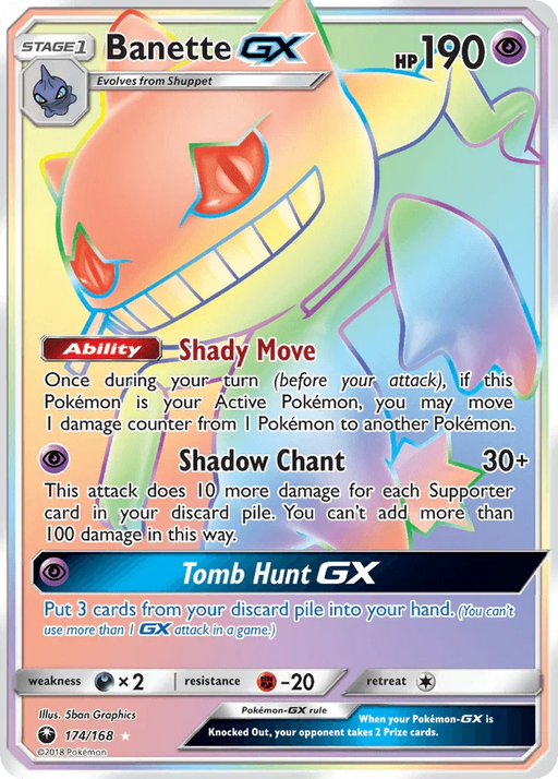 Banette GX (174/168) [Sun & Moon: Celestial Storm] - for just $19.40! 
