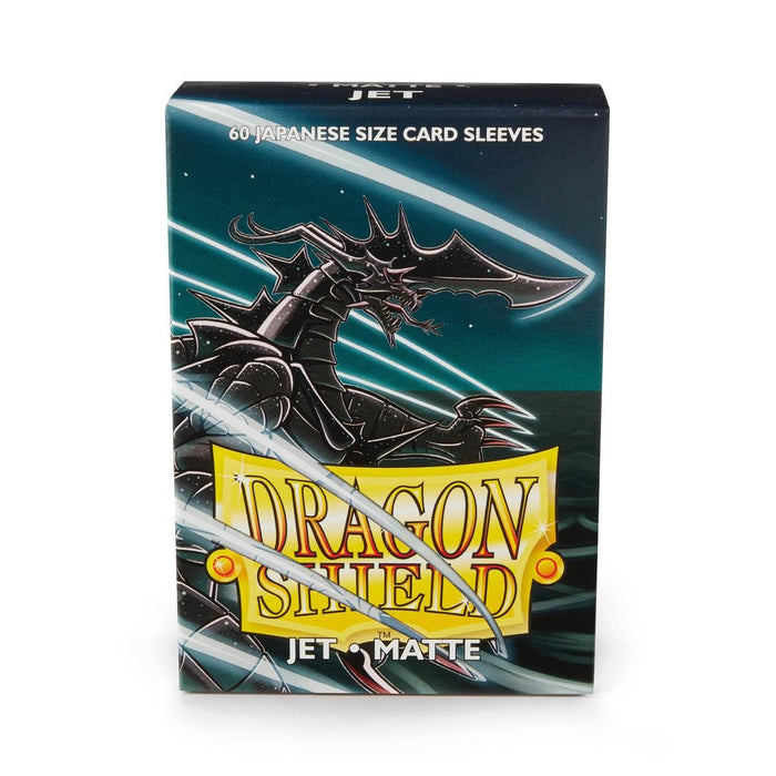 Dragon Shield: Japanese Size 60ct Sleeves - Jet (Matte) - Just $8.95! Shop now at Retro Gaming of Denver