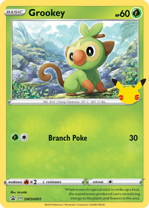 Grookey (SWSH001) [First Partner Pack] - for just $0.95! 