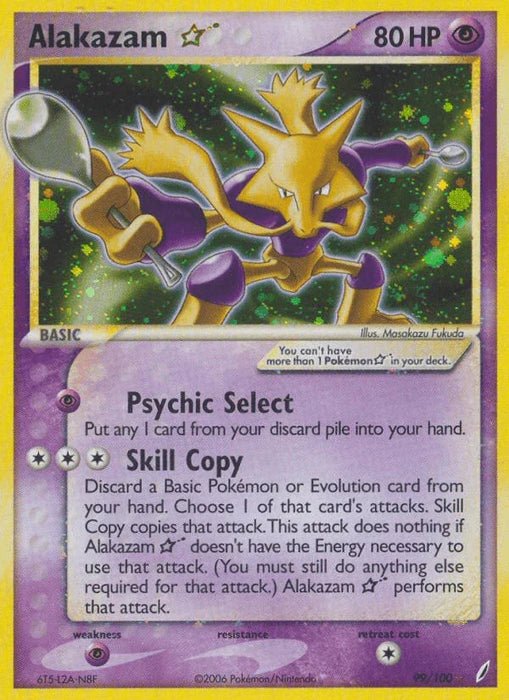 Alakazam Star (99/100) [EX: Crystal Guardians] - for just $410! 