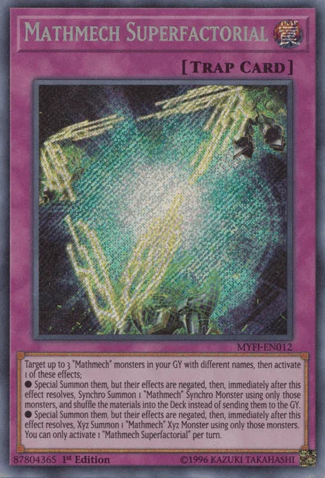 Mathmech Superfactorial [MYFI-EN012] Secret Rare - for just $0.15! 