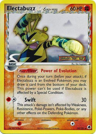 Electabuzz (29/101) (Delta Species) (Stamped) [EX: Dragon Frontiers] - for just $8.05! 