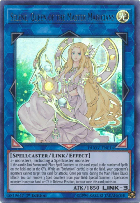 Selene, Queen of the Master Magicians [DUOV-EN014] Ultra Rare - for just $0.50! 