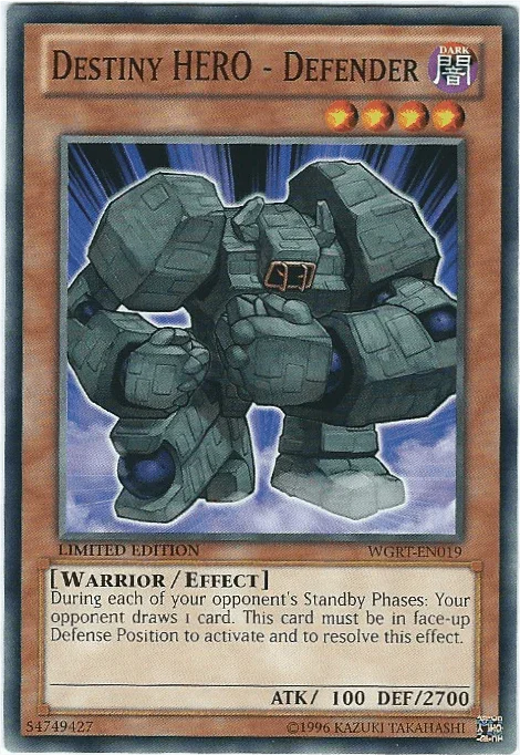 Destiny HERO - Defender [WGRT-EN019] Common - for just $0.10! 
