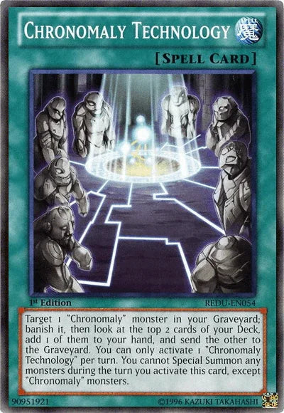 Chronomaly Technology [REDU-EN054] Common - for just $0.10! 