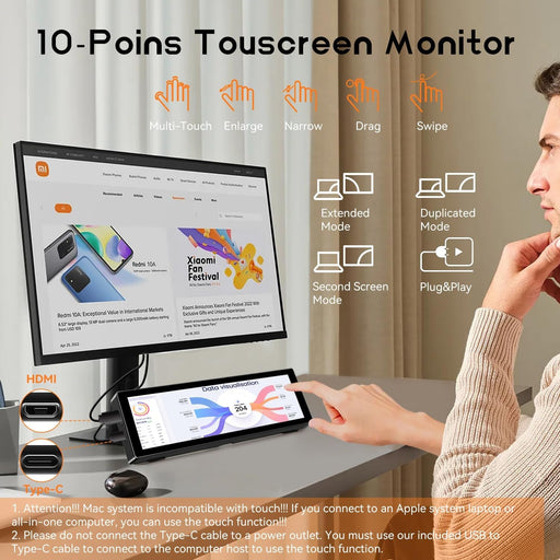 8.8 Inch Small Touchscreen Monitor - for just $125.78! 