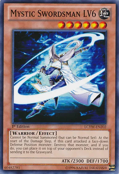 Mystic Swordsman LV6 [LCYW-EN202] Common - for just $0.30! 